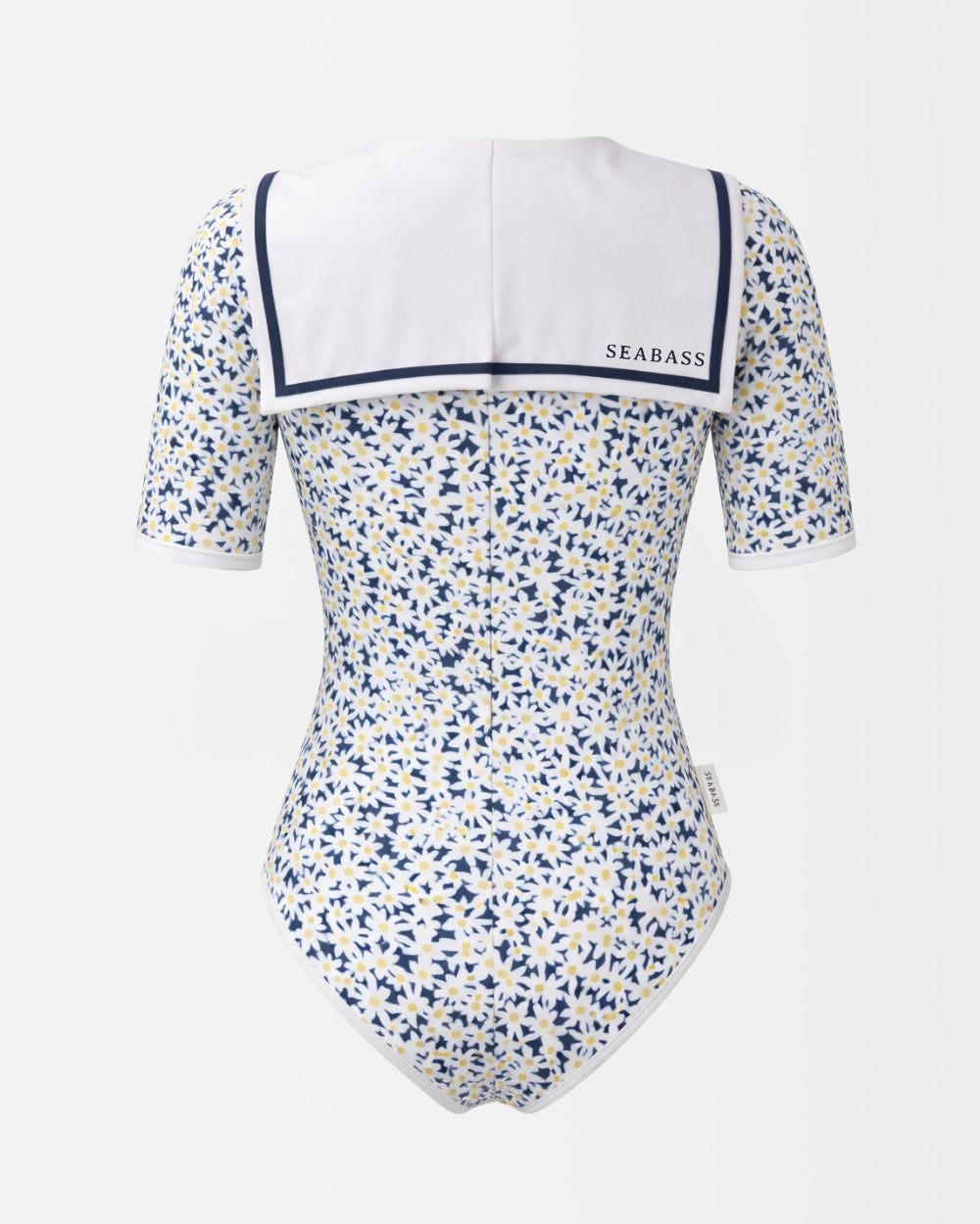 Women UV Swimsuit Sailor Palermo - navy daisy