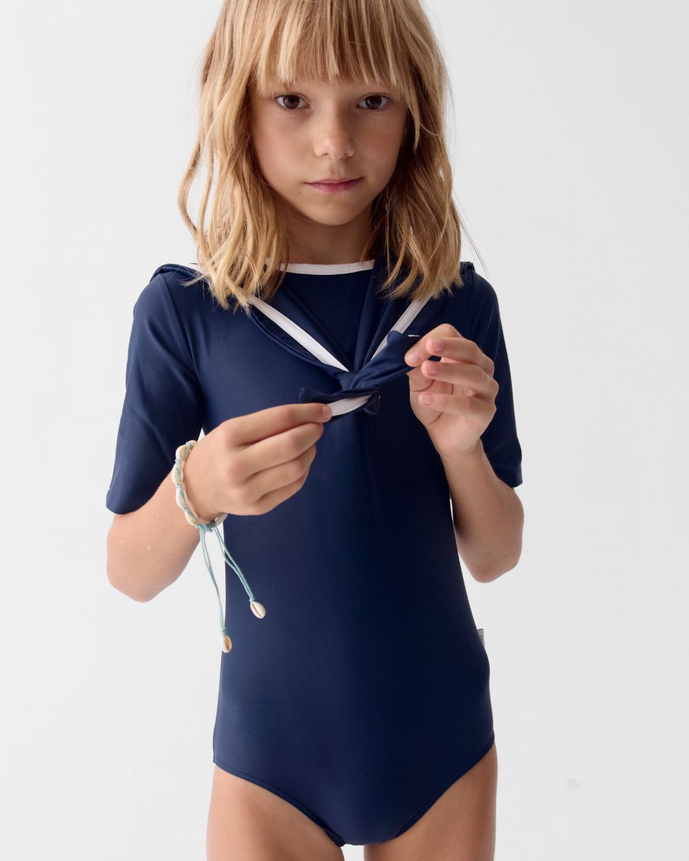 Girls UV Swimsuit Sailor Monaco