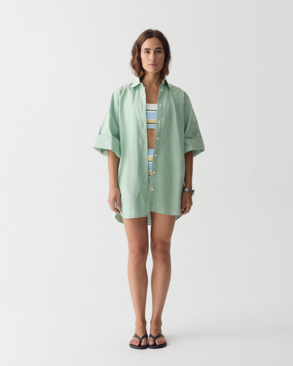 Women Resort Shirt Soleil Sage Green