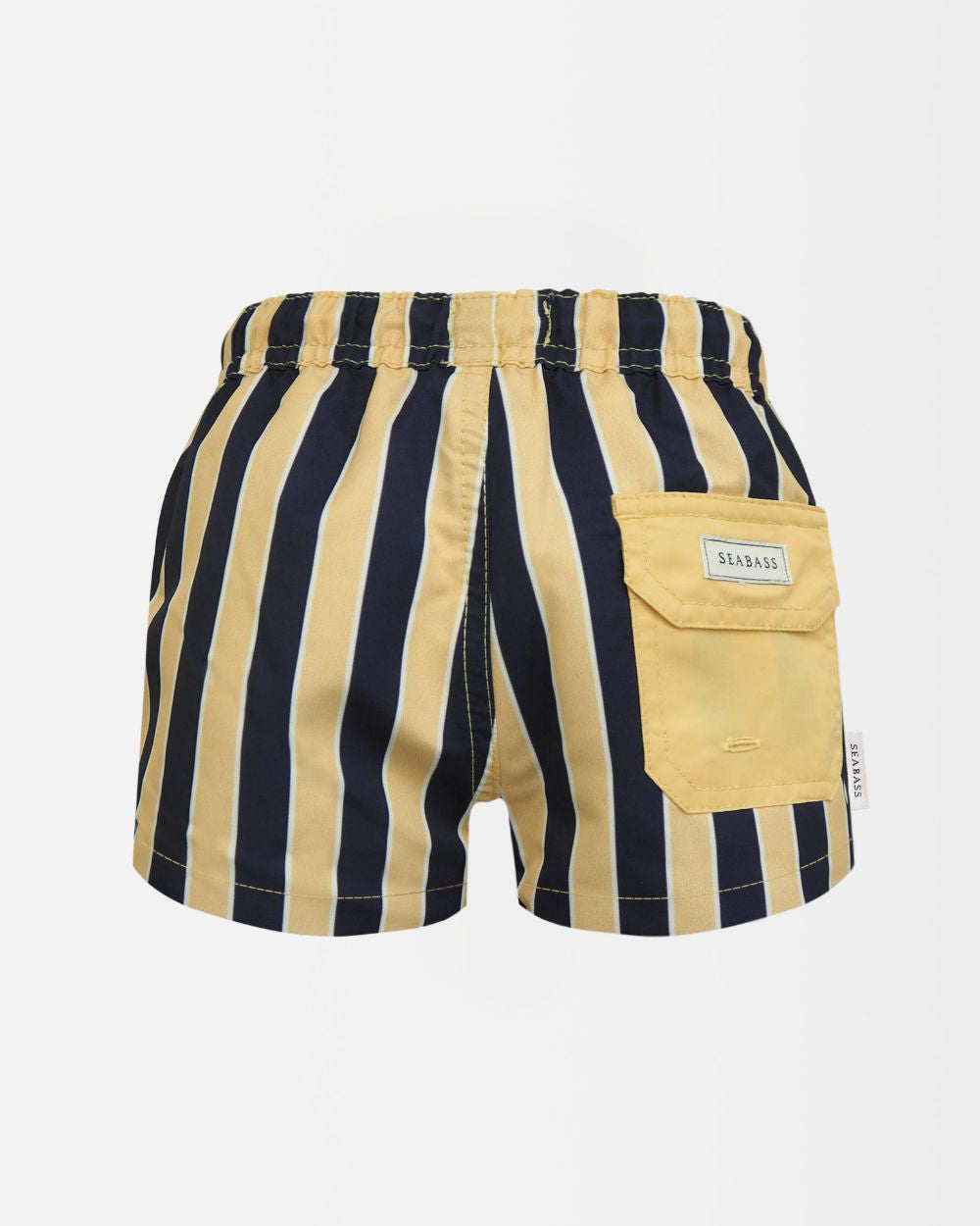 Boy UV Swim Short Sorrento - navy yellow stripes