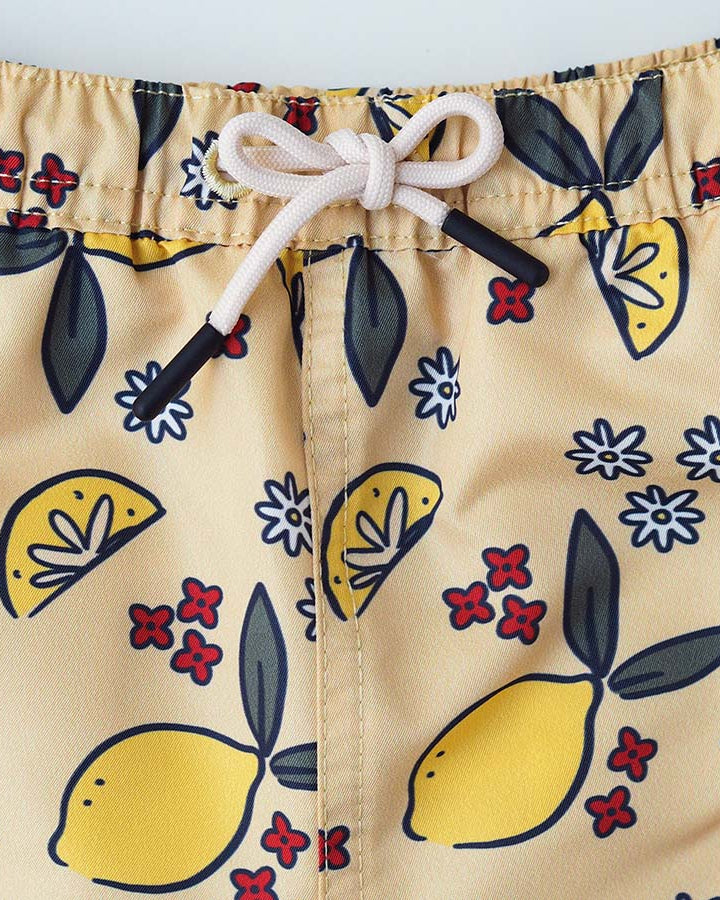 Men UV Swim Short Amalfi - lemons