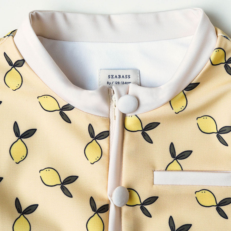 Girl UV Two-piece Swimsuit Coco Capri - lemons