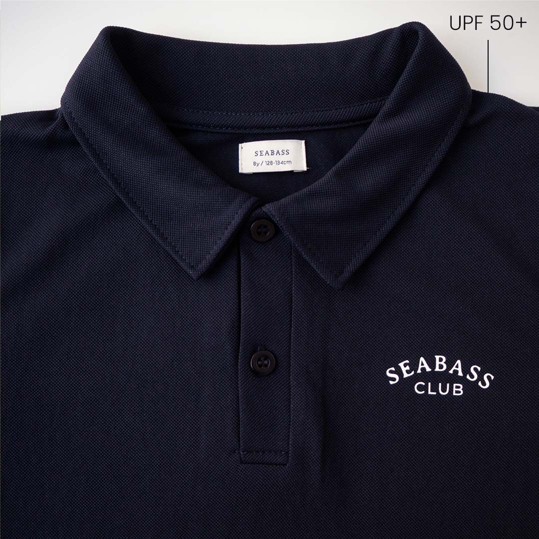 Kids UV Polo Shirt Navy