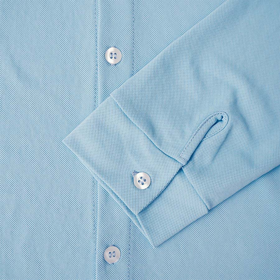 Men UV Long Sleeve Shirt Clearwater Blue