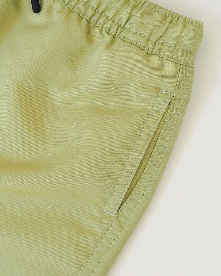 Boys UV Swim Short Pistachio Green - solid