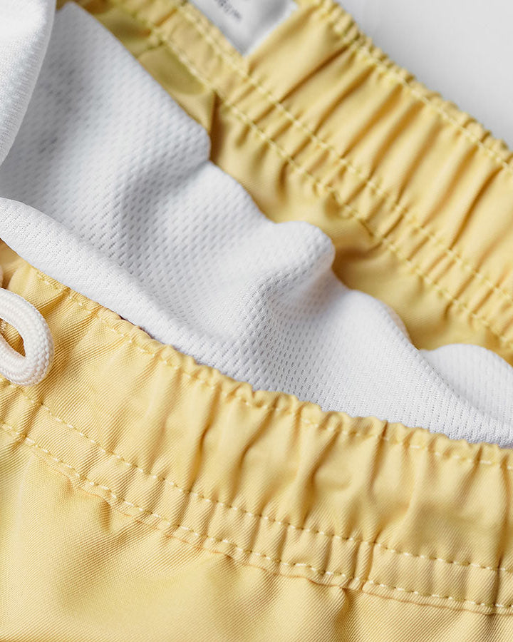 Men UV Swim Short Lemon Yellow - solid
