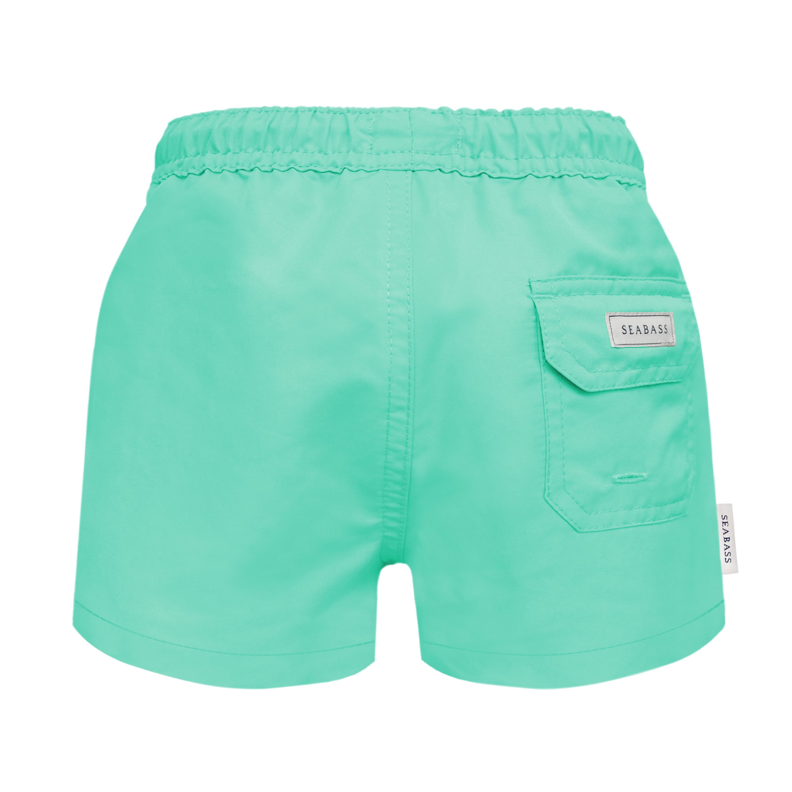 Boy UV Swim Short Neo Mint Green - solid