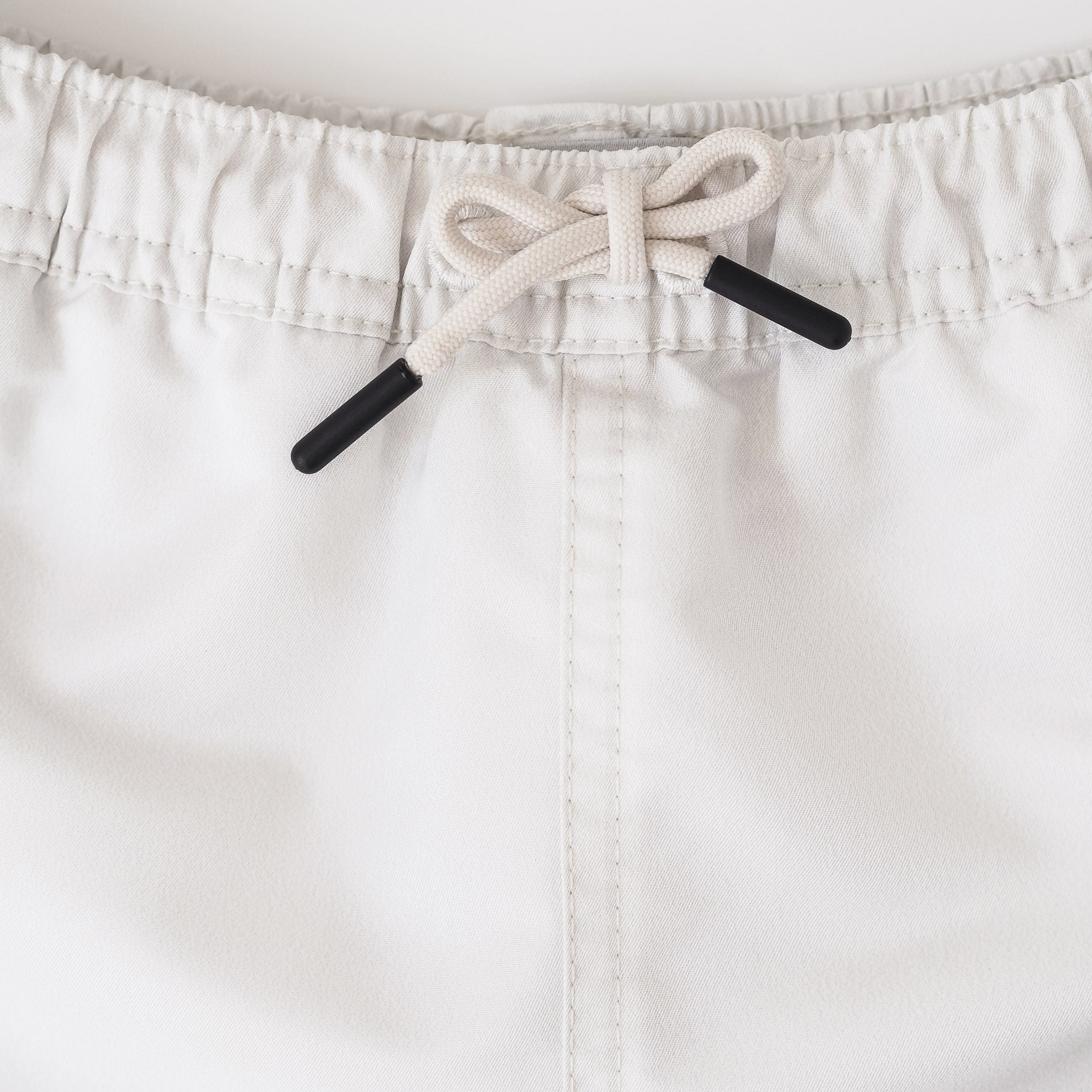 Men UV Swim Short Pearl White - solid