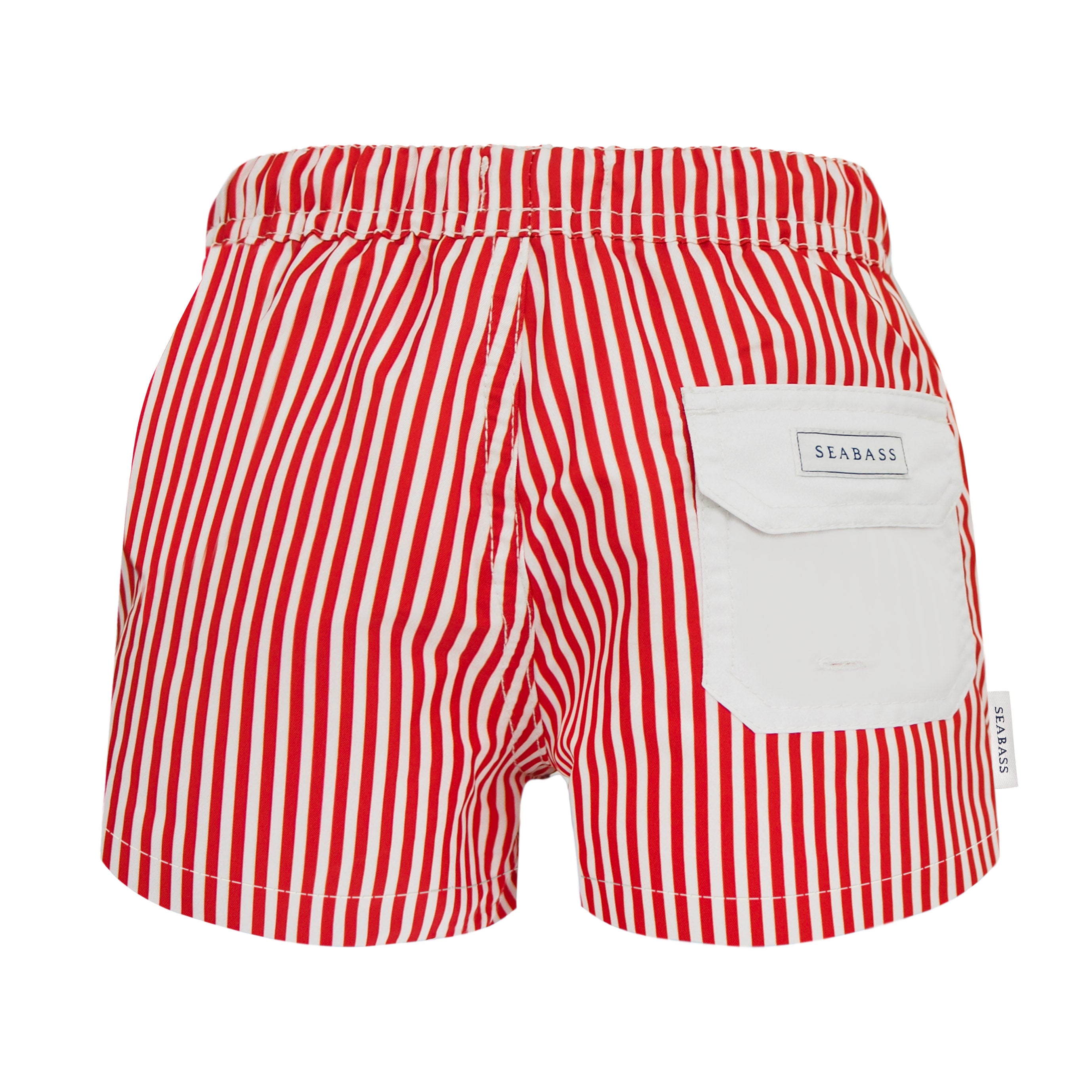Boy UV Swim Short Venice - red stripes