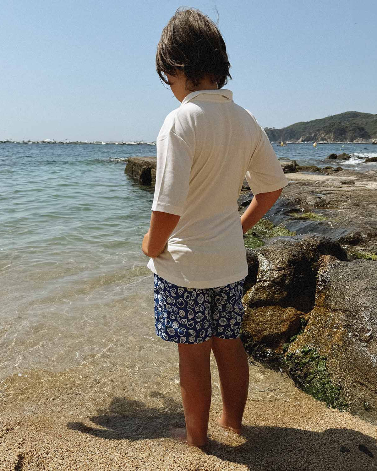 Boy UV Swim Short Formentera Blue - Fruity