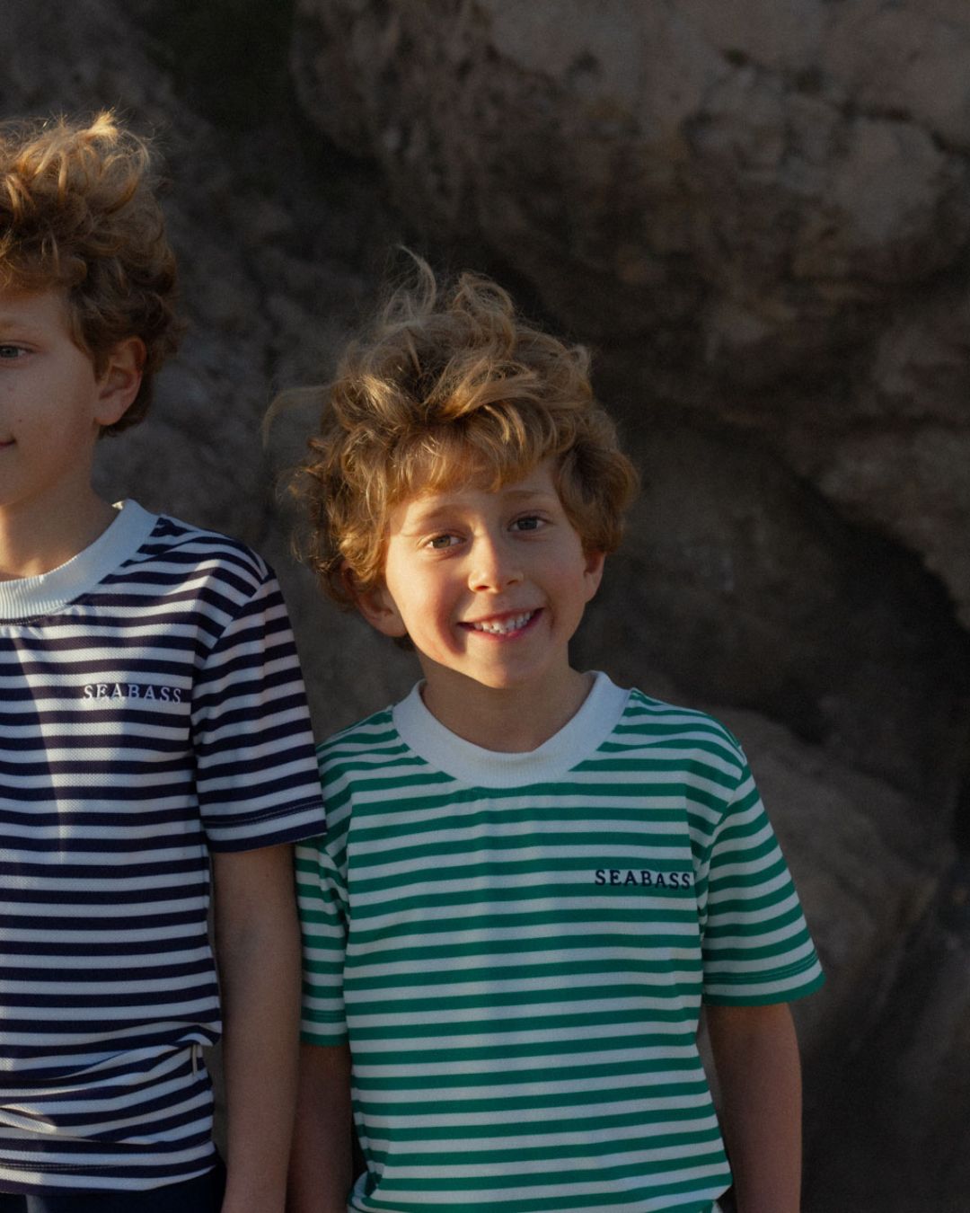 Kids UV T-Shirt Rayas Green