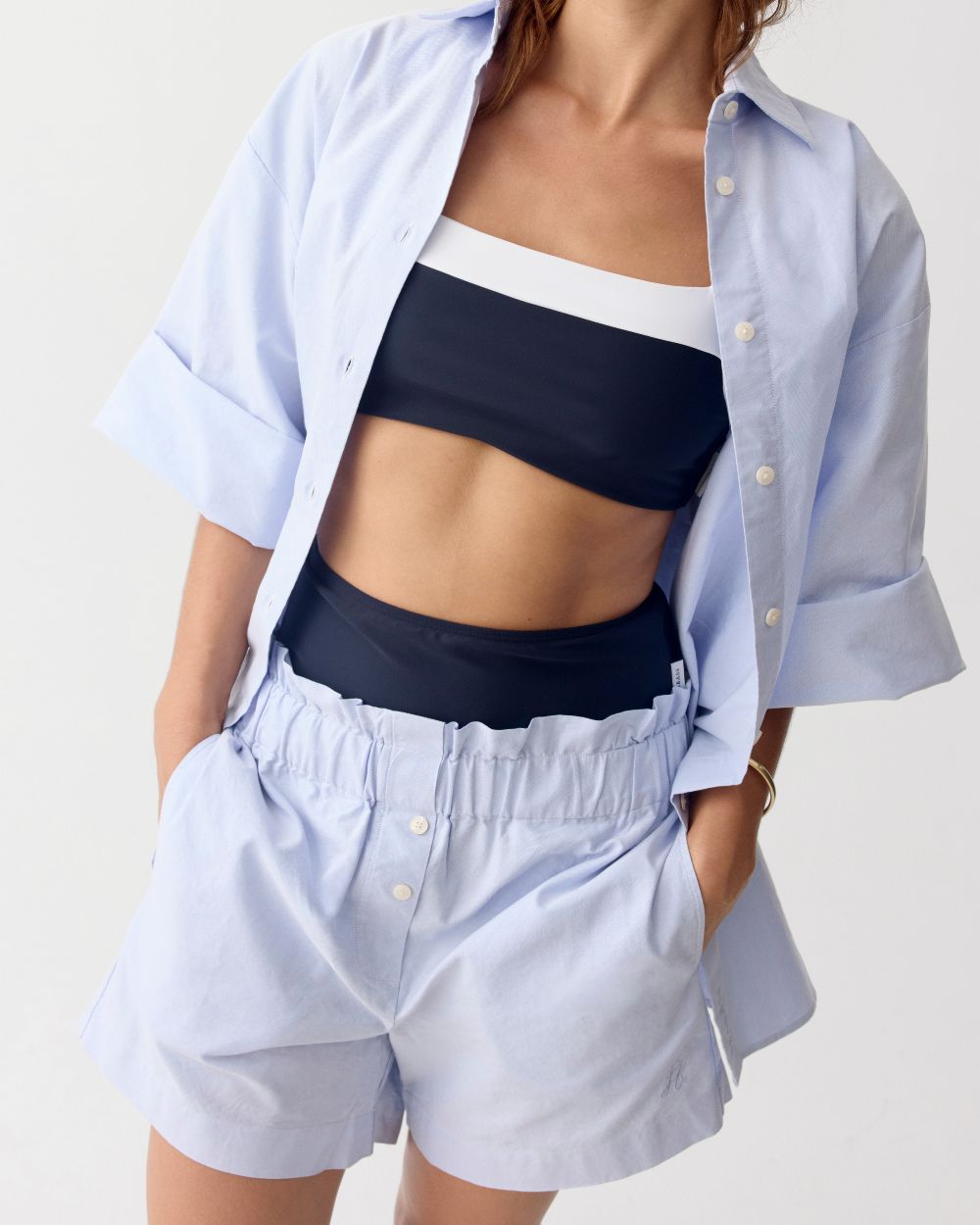 Women Resort Shorts Soleil Sky Blue