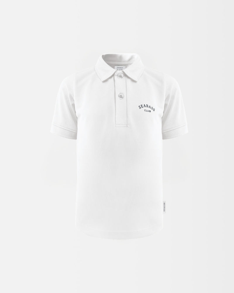 Kids UV Polo Shirt White