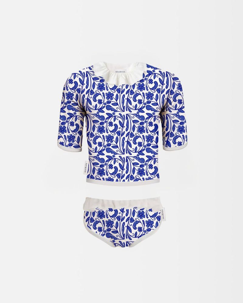 Girl UV Two-Piece Swimsuit Ruffle Positano