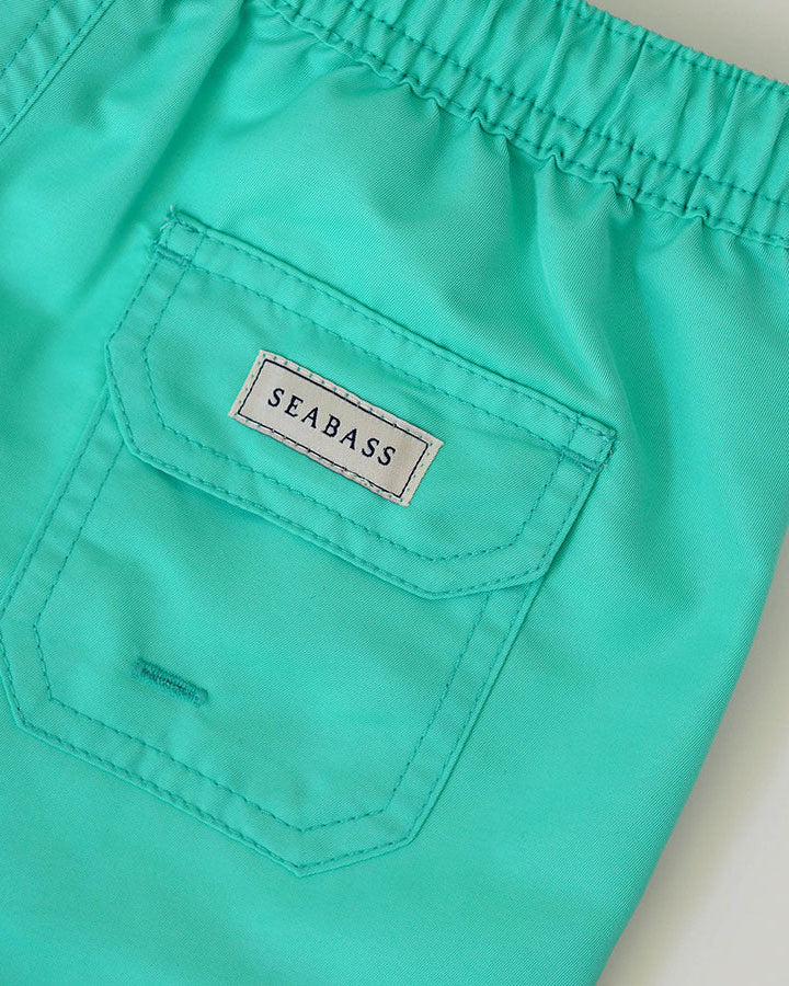 Men UV Swim Short Neo Mint Green - solid