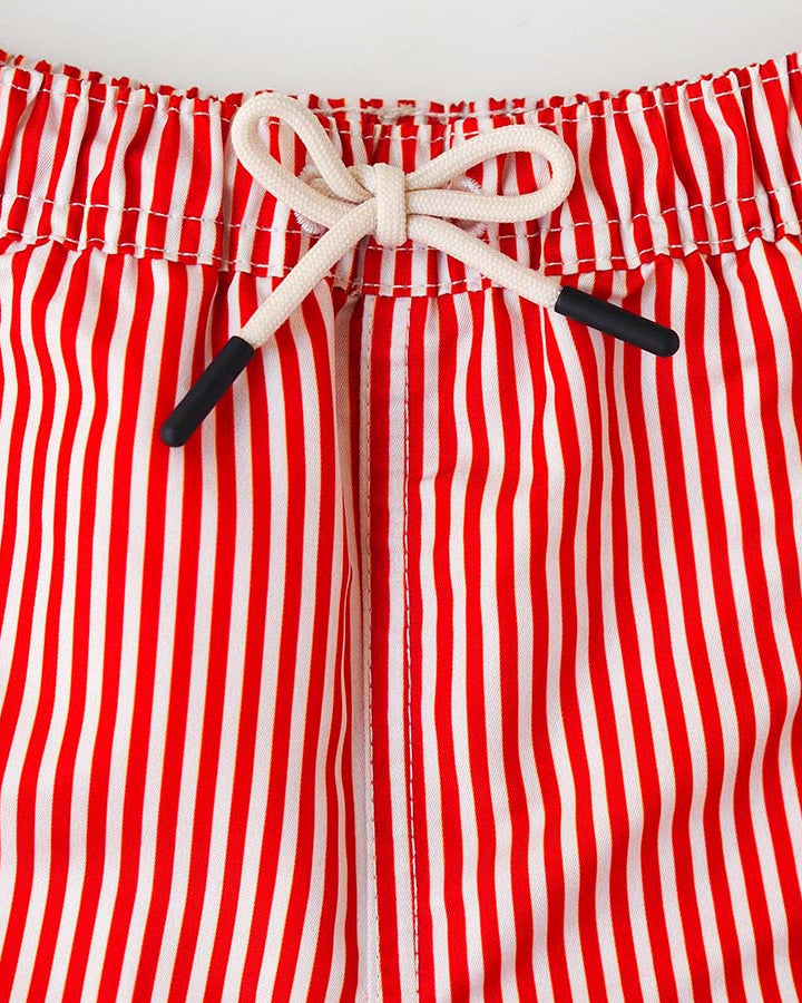 Boy UV Swim Short Venice - red stripes