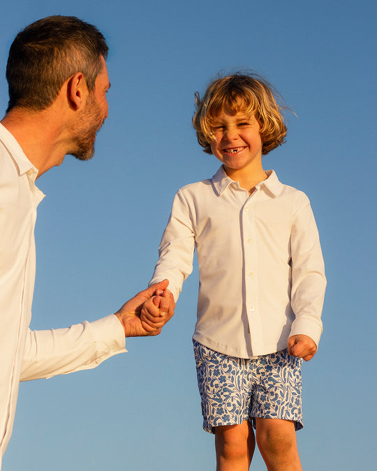 Boy UV Marina Classic Shirt White