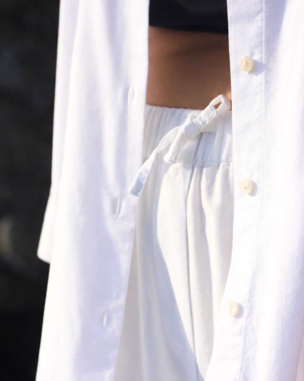 Women UV Trousers Soleil Bright White