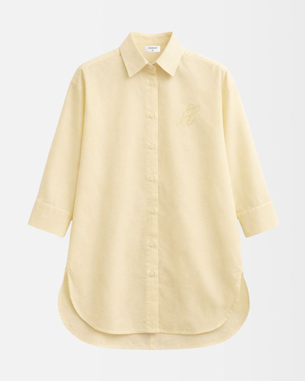 Women UV Oversized Shirt Soleil Butter Yellow